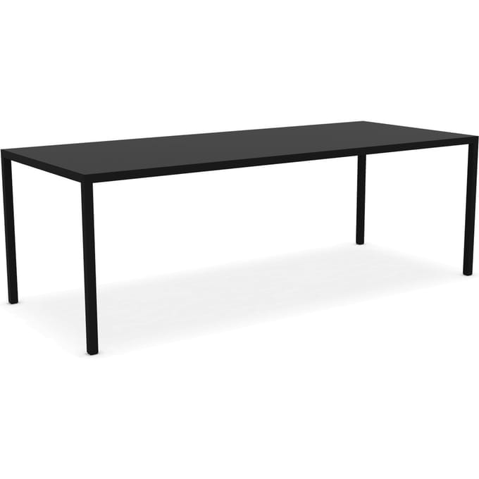 MDF Italia Tense tafel - zwart - 90 x 220 cm
