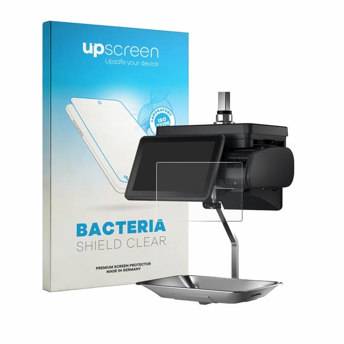 upscreen - Screenprotector voor Bizerba Q1 expert 400 12.1" - Folie Beschermfolie transparant antibacterieel