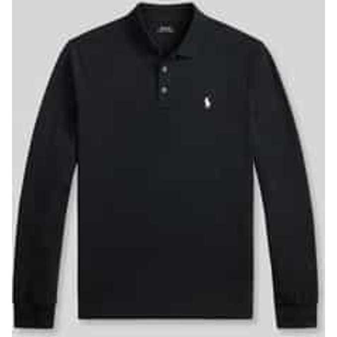 regular fit poloshirt met gestikt logo