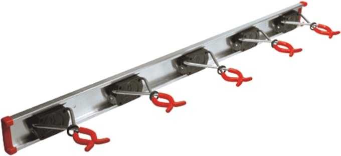 Ideal Serie - Tuingereedschapshouder - 750mm - 5 Klemmen