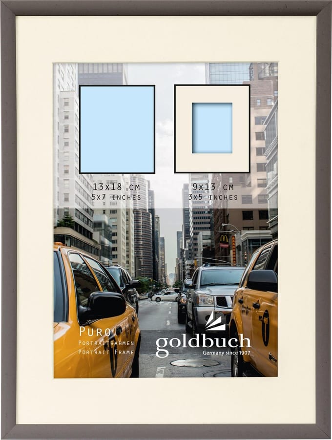 Goldbuch - Fotolijst Puro - Grijs - 9x13 cm (13x18 cm)