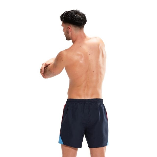 Speedo eco hyperboom splice 16 boardshort in de kleur zwart.