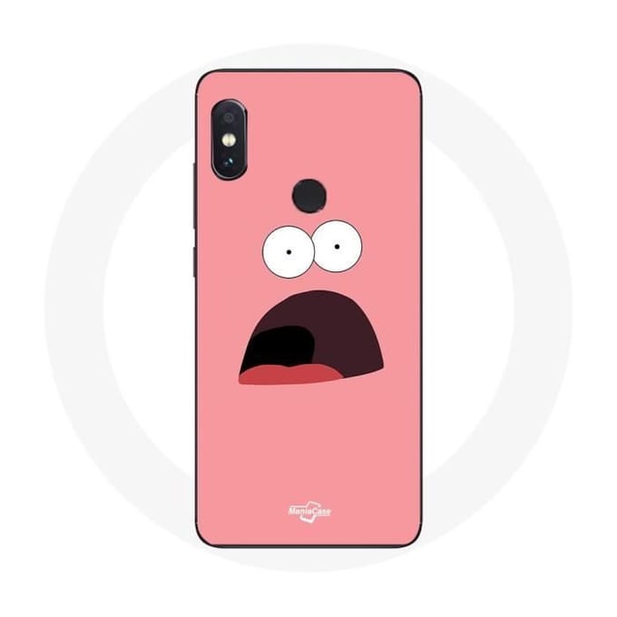 Coque - Bob l'éponge - Xiaomi Redmi Note 5 Pro - Souple - Rose - Patrick Étoile rose