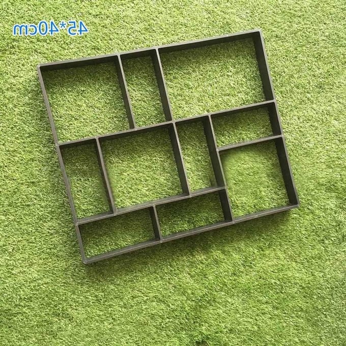 Beton Mal - Pad Maker - Tuin Pad Maken - Herbruikbaar Doe-het-zelf - Niet gespecificeerd - Zwart