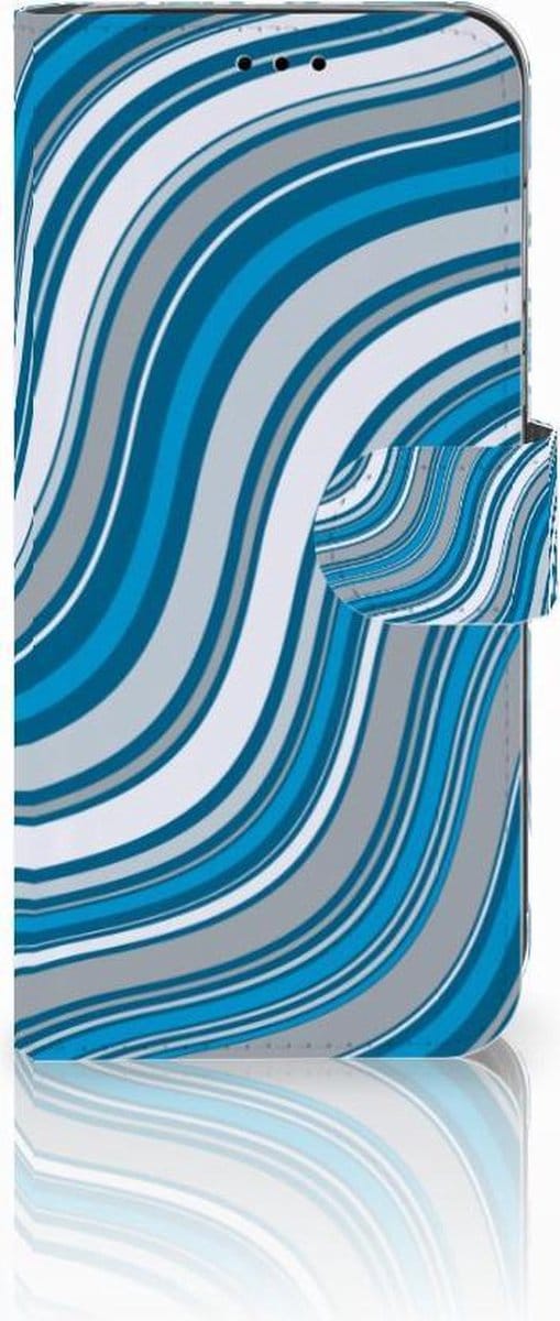 Huawei P20 Lite Telefoon Hoesje Waves Blue