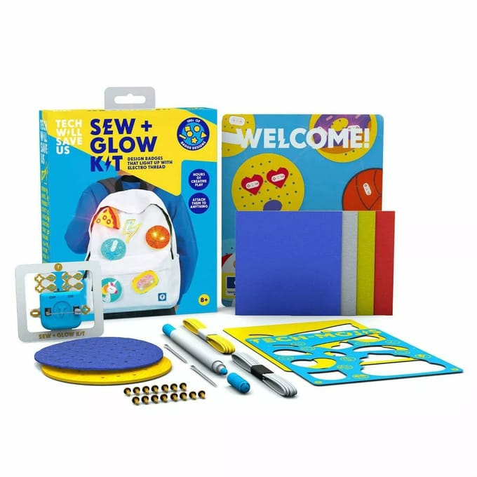 Technology Will Save Us Tech Save Us Sew & Glow Kit Educatief STEM Speelgoed Leeftijd 8 & Up