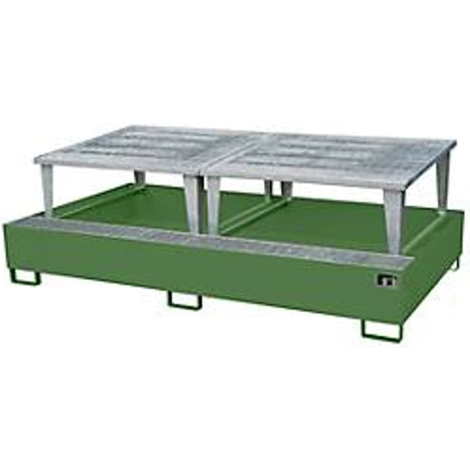 Lekbak AWA 1000-2, groen RAL 6011