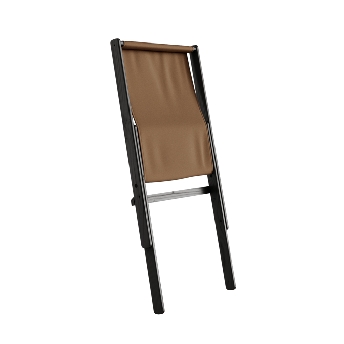 Karup Boogie klapstoel - 755 Mocca - 202 black lacquered