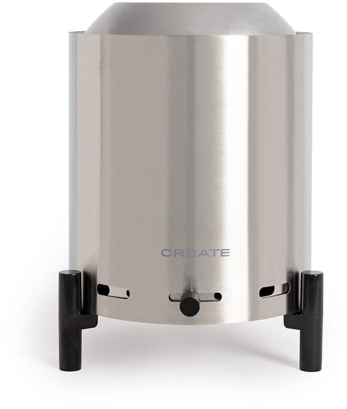 CREATE - 1,5 kW Tafelhaard voor buiten op rookvrije pellets - FIRE PIT COMPACT