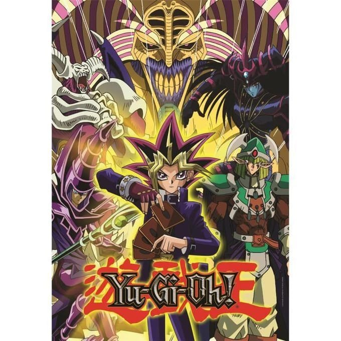 Clementoni - Puzzel - 1000 stukjes - Yu-Gi-Oh! - met poster - Portrait - vanaf 18 jaar