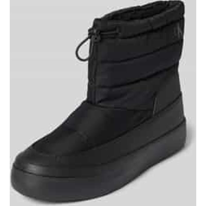 Snowboots met labeldetail