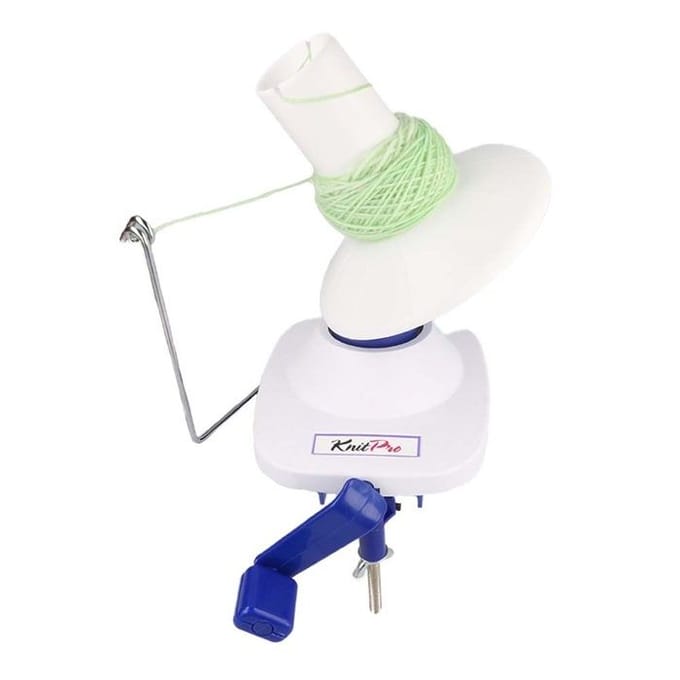 Enrouleur de pelote de laine - KnitPro - 1pc - Multicolore - Plastique et métal - Facile à utiliser schoon