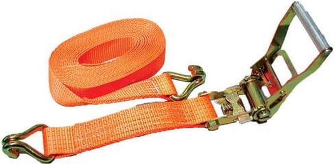Lalizas Spanband Met Ratel Oranje 6 m