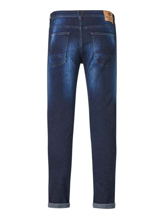 Petrol Industries Heren Jeans Nash - Narrow Fit - Spijkerbroek Skinny - Herenkleding - Blauw - Maat W38L32