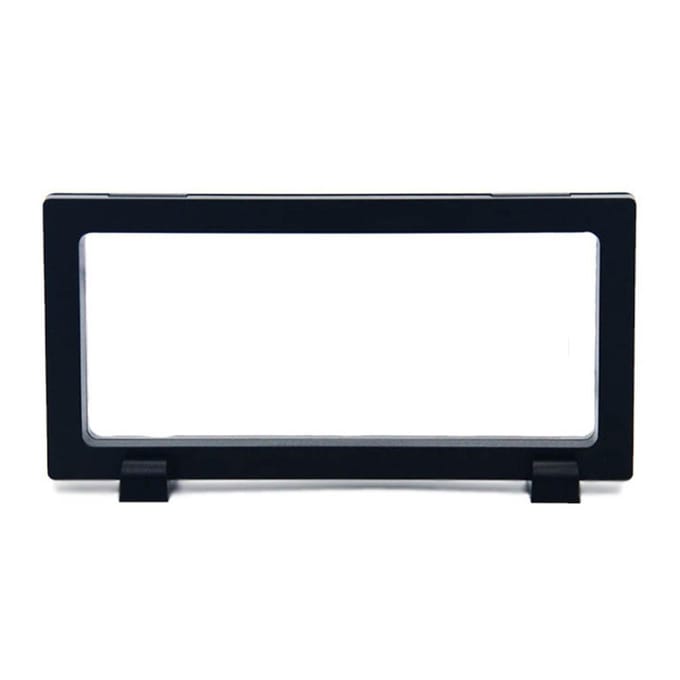 3D Zwevende Displaystandaard met Twee Voeten voor Medaille Antieke Munt Bureau Displaystandaard groen/blauw