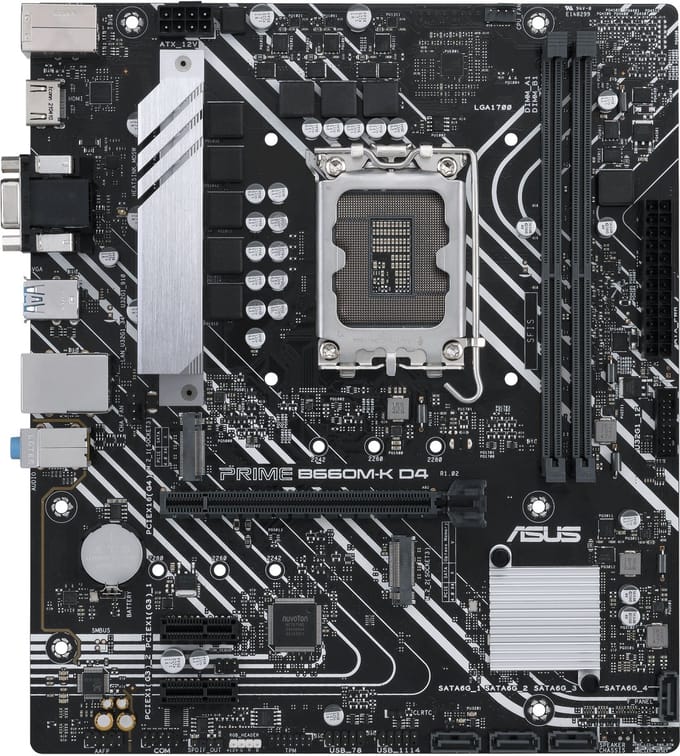 Motherboard Asus PRIME B660M-K D4 mATX 4XDDR4 Intel LGA 1700