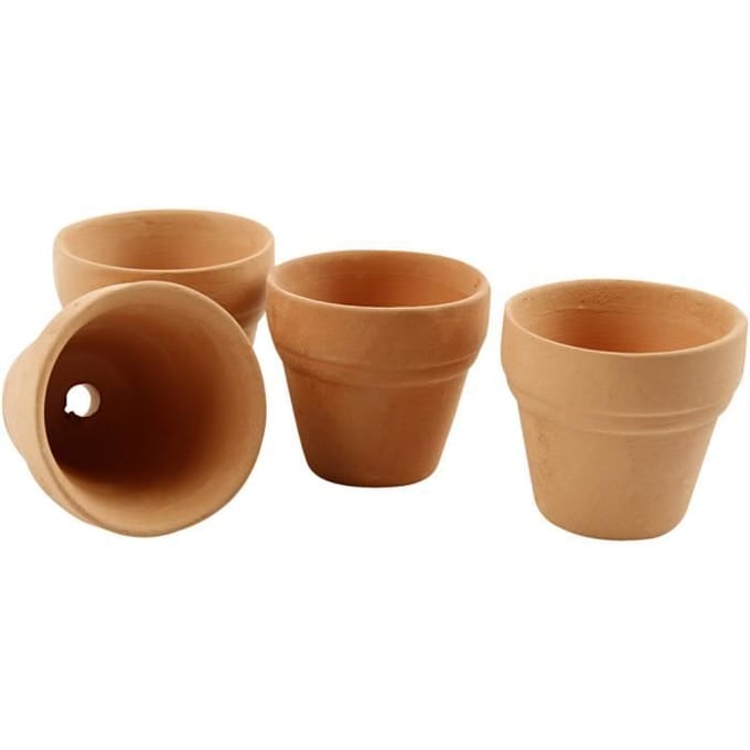 Creotime Bloempot 3,1 X 3,4 Cm Terracotta Bruin 48 Stuks