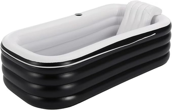 Zyrex® Jacuzzi Opblaasbaar - Jacuzzi - Zwart - 155cm x 81cm x 48cm