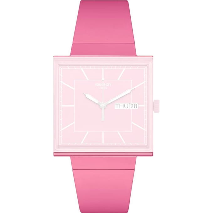 Swatch Plastic - What If - Square - SO34 ASO34P700 What If... Rose? band