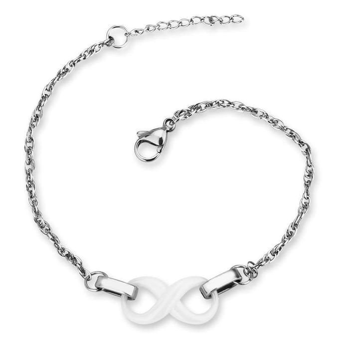 Montebello Armband Chava - 316L Staal - Infinity 20x10mm - 18cm