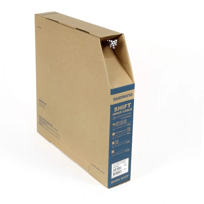 Onderdelen versnellingskabel met polymeercoating Shimano (x20)