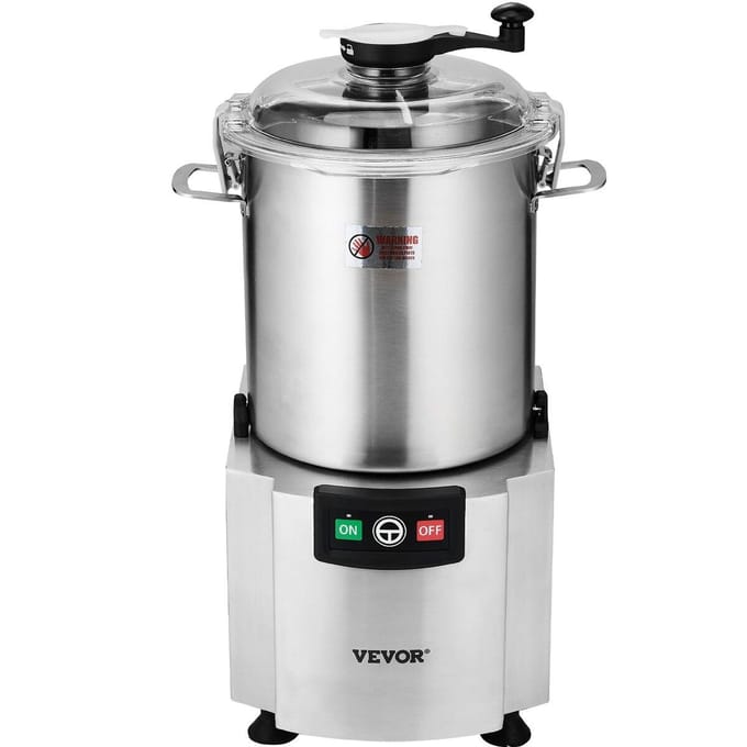 Keukenmachine & Groentesnijder 18L Voedselkwaliteit Roestvrij Staal Blender