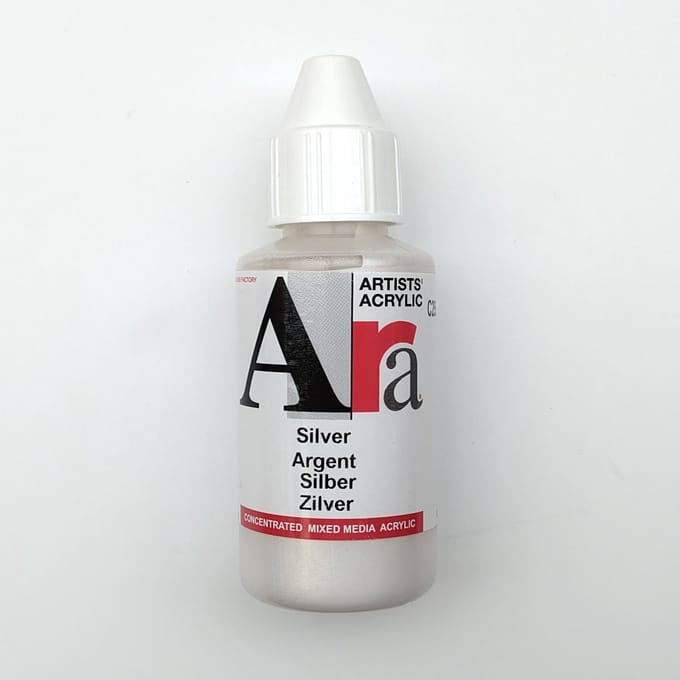 Acrylverf Ara 100ml - Zilver - C255