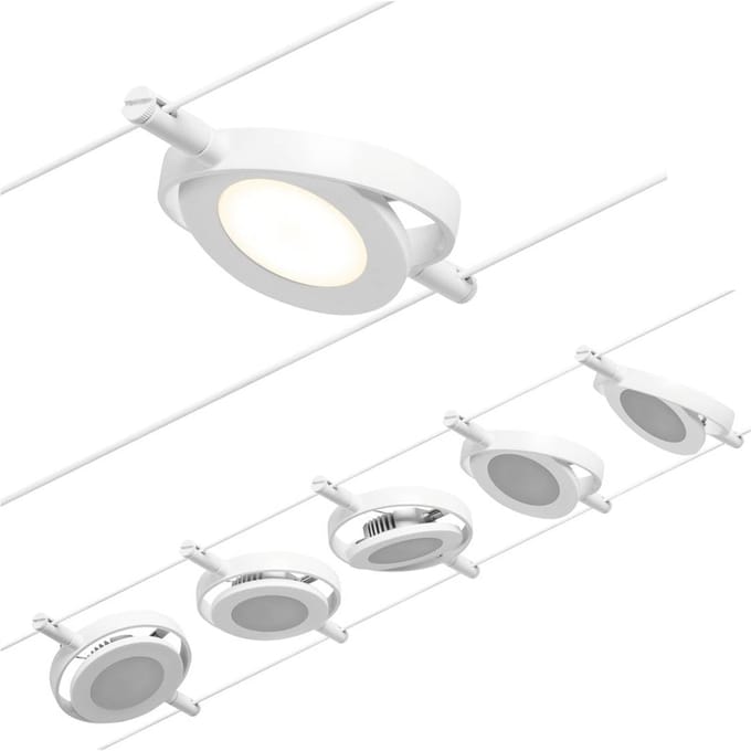 Paulmann RoundMac 94416 Kabelsysteem compleet LED vast ingebouwd LED Wit, Chroom