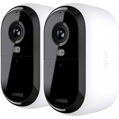 ARLO ESSENTIAL2 2K OUTDOOR CAMERA 2-PACK VMC3250-100EUS IP-Bewakingscameraset Met 2 cameras 2688 x 1520 Pixel