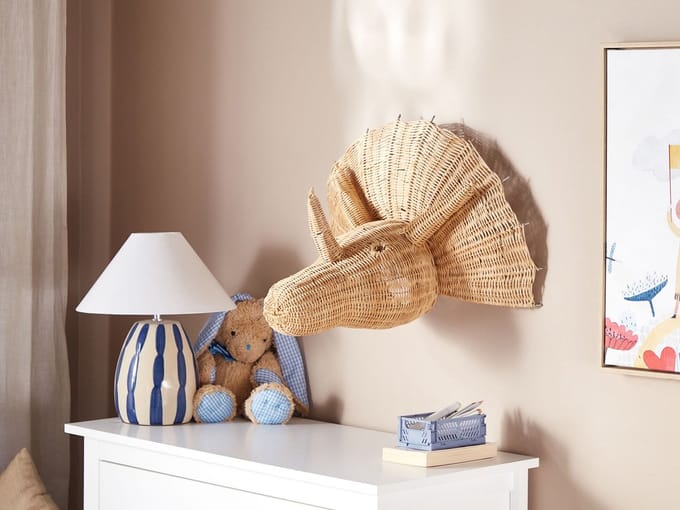 BIOKO - Wanddecoratie - Lichthout - Rotan