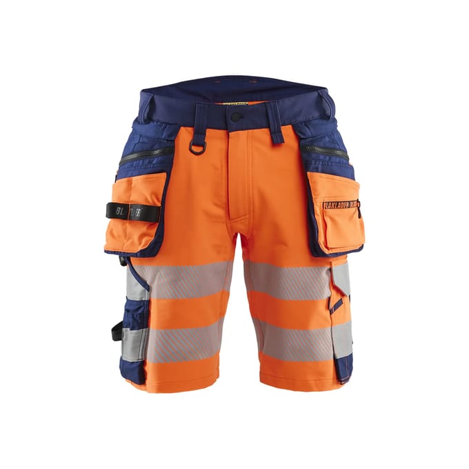 Korte hoge zichtbaarheid stretch 4D Blaklader