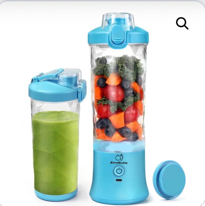 BlendBuddy draagbare Smoothie blender 600ml USB oplaadbaar