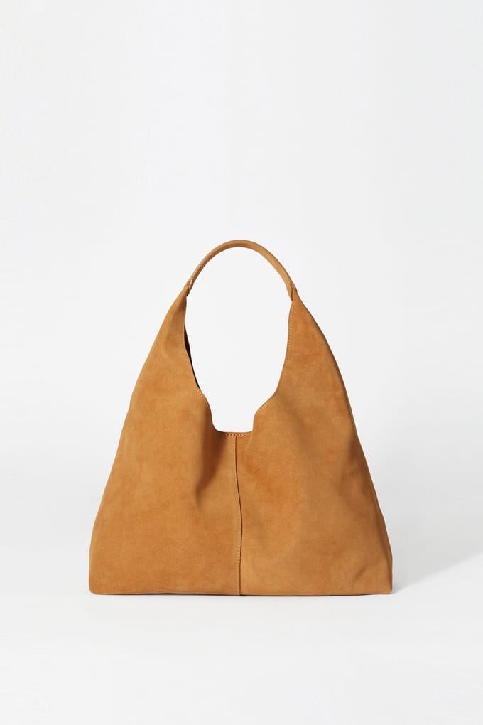 & Other Stories S Small Moa Suede Beige Größe: OS | Handtaschen Outlet | Damen | Braun