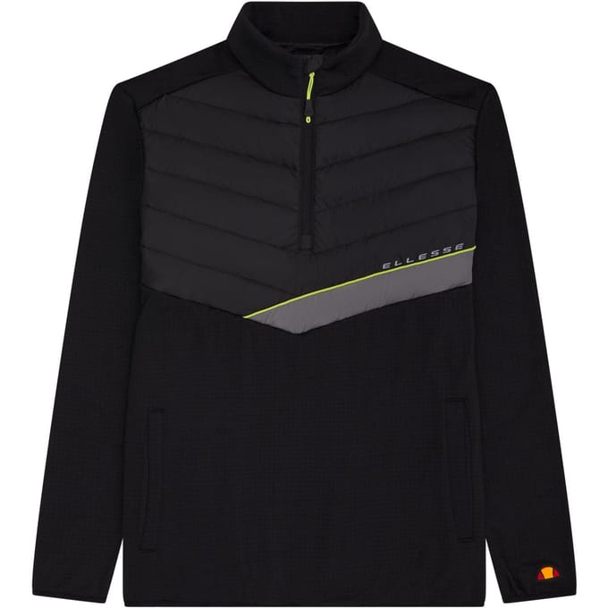 Ellesse Heren Gueza Half Zip Track Top (Zwart)