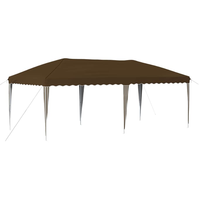 vidaXL - Pop-up - Feesttent - 575 - x - 290 - x - 245 - cm - Taupe