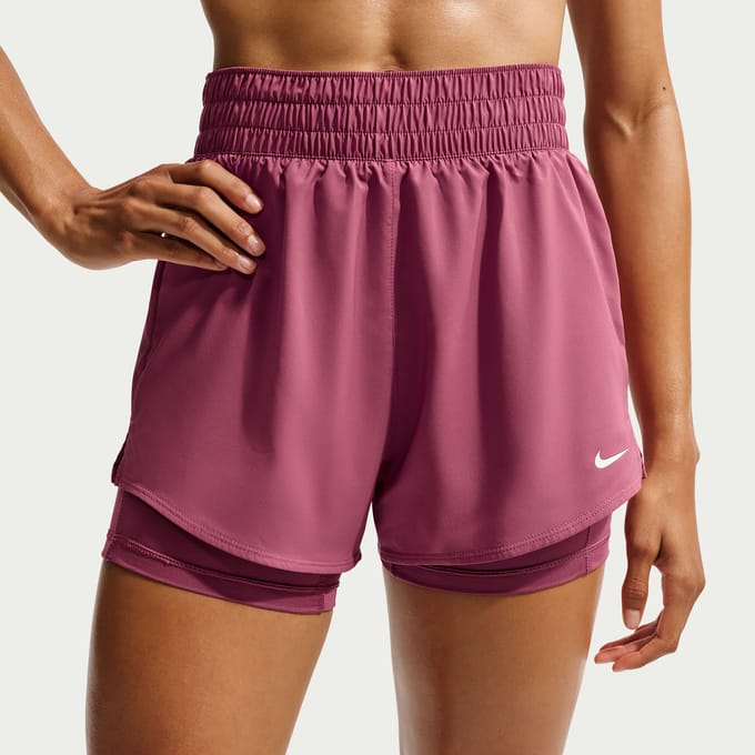 Nike Dri-Fit One High Rise 2in1 3in Shorts Dames