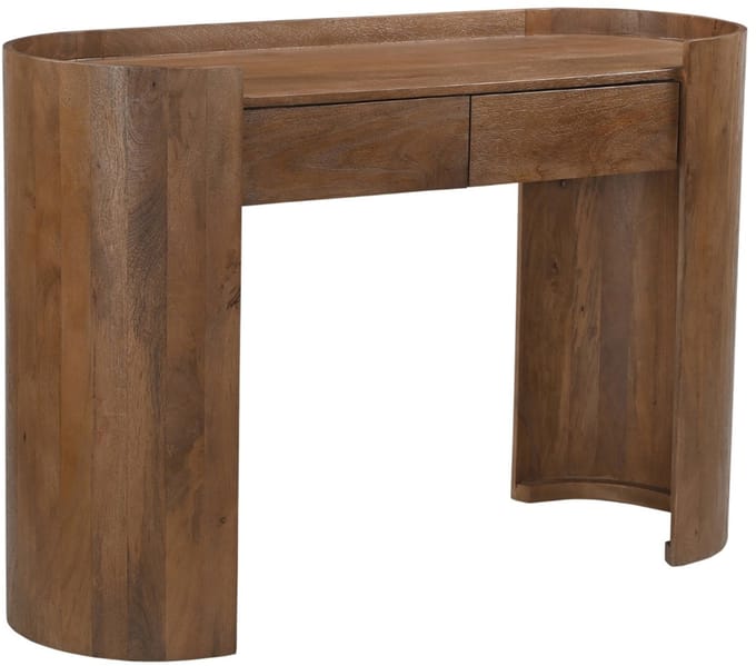 DÉJA Living Sidetable Xandrine - Donkerbruin Hout - 120x45x82cm
