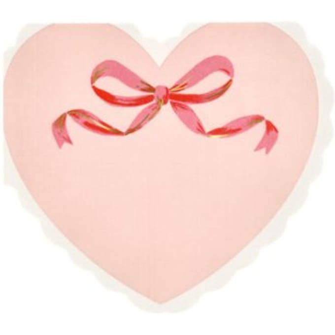Meri meri valentijn servetten - coquette heart