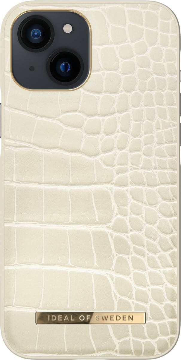 iDeal Of Sweden Atelier Case Introductory iPhone 13 Mini Cream Beige Croco - Recycled