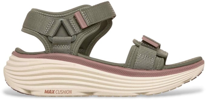 Sandalen met sleehak Skechers Max Cushioning Endeavor Sanda