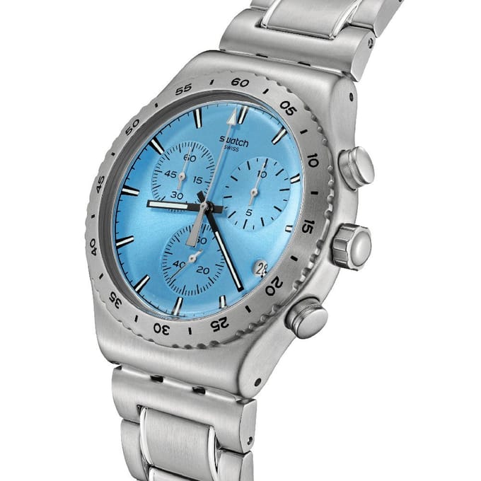 Polshorloge SO PEACHY YVS528G Grijs [Swatch] THAT'S Heren blauw