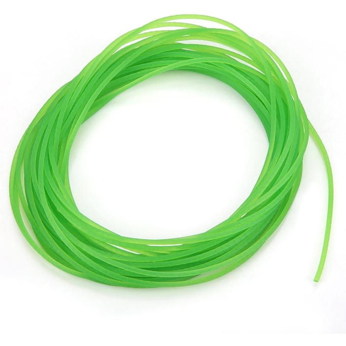 Courroie ronde en polyuréthane PU à surface rugueuse verte pour transmission(12 mm x 3 m)