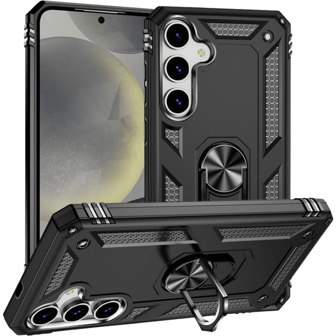 CaseBody Samsung Galaxy S25 Shield Case Zwart