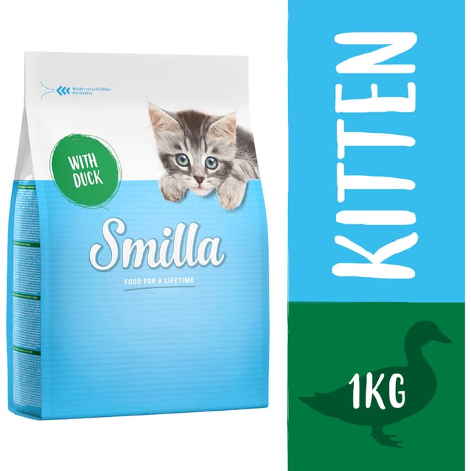 Smilla Kitten met Eend Kattenvoer - 1 kg