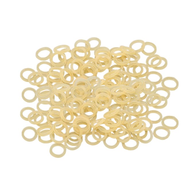 14 Inch Orthodontische Elastische Rubberen Banden 5.0 Oz Kleine Elastiekjes voor Tanden Fixeren Huisdierverzorging beige