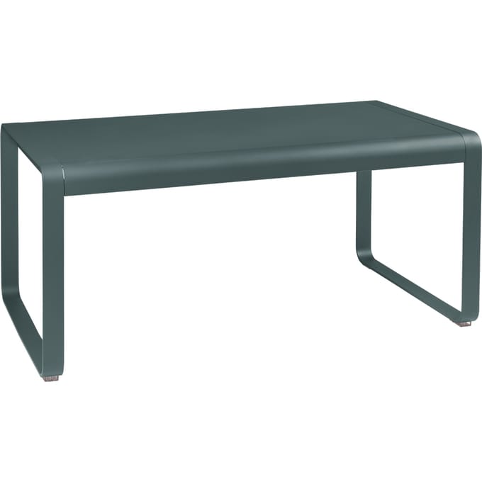 Fermob BELLEVIE halfhoge tafel - 26 stormgrijs mat - 140 x 80 cm