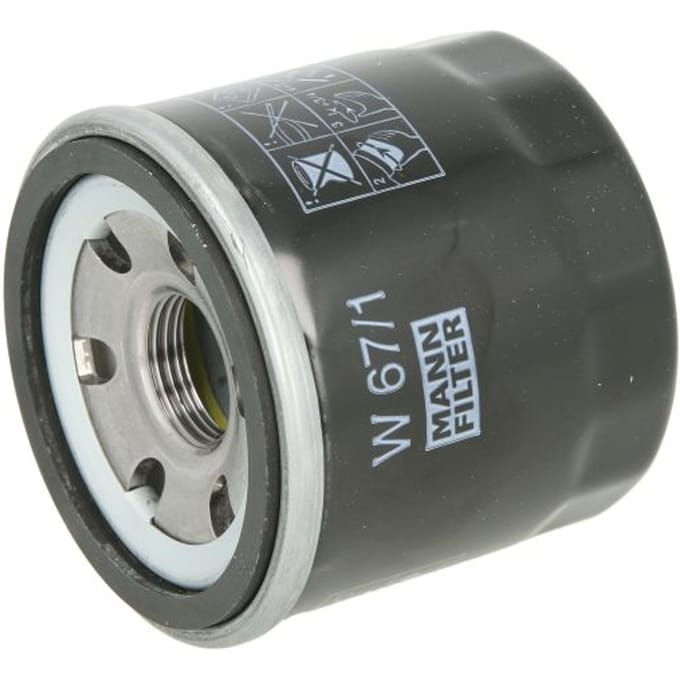 MANN-FILTER W 67/1 oliefilter - 10 stuks