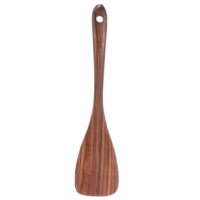 Houten Spatel Turner Non-Stick Pan Schep Lange Handgreep Keukengerei Accessoires brown