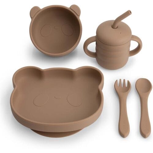 Prénatal siliconen eetset Brown unisex