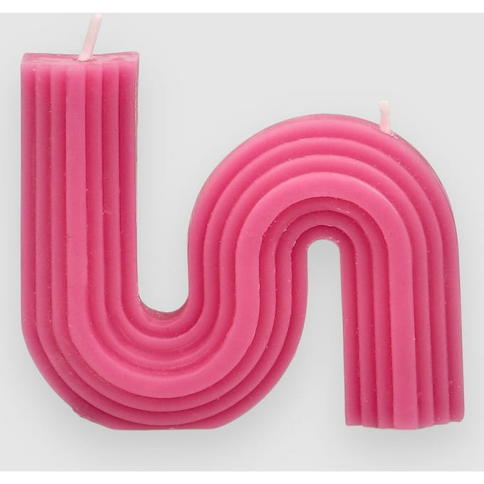 Blue Tomato Wavy Kaars roze